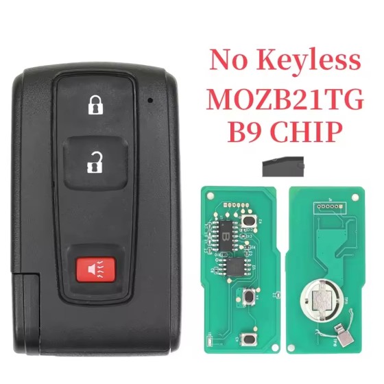 2004-2009 Toyota Prius / 3-Button Smart Key / PN: 89071-47080 / MOZB21TG (No Smart Entry) (AFTERMARKET)